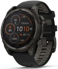 Умные часы Garmin Fenix 8 47 мм Sapphire Solar Carbon Gray DLC Titanium (010-02906-70 HK)