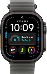 Apple Watch Ultra 4 (2026) 49mm Black Titanium Case with Translucent Black Ocean Band