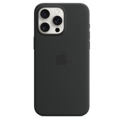 Чехол iPhone 15 Pro Max Silicone Case with MagSafe - Black