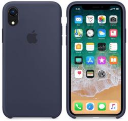 Силиконовый чехол для iPhone XR, тёмно-синий