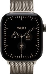 Apple Watch Series 12 42mm Natural Titanium Case with Milanese Loop Natural