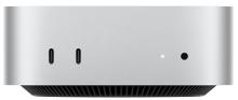 Apple Mac mini M4 2024 (10C CPU/10C GPU), 16 ГБ, 512 Гб SSD, серебристый (MU9E3)