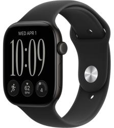 Apple Watch Series 12 46mm Black Aluminum Case with Sport Band Black