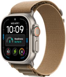 Apple Watch Ultra 4 (2026) 49mm Natural Titanium Case with Desert Alpine Loop Medium