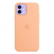 Силиконовый чехол MagSafe для  iPhone 12 mini, светло-абрикосовый цвет
