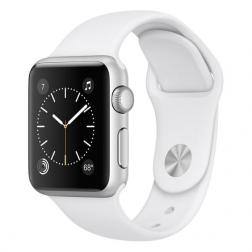 Apple Watch Series 2 38mm Silver Aluminum Case with White Sport Band