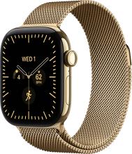 Apple Watch Series 12 42mm Radiant Gold Titanium Case with Milanese Loop Radiant Gold