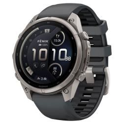 Умные часы Garmin Fenix 9 Pro AMOLED 47мм inReach, Titanium Graphite/Black (010-04336-21)