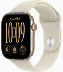 Apple Watch Series 12 42mm Light Gold Aluminum Case with Sport Band Sand