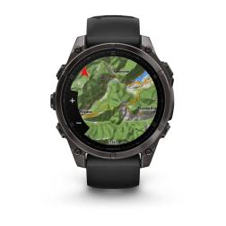 Часы Garmin Fenix 8 47mm Amoled Sapphire Titanium Carbon Gray (010-02904-21)