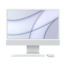 Apple iMac 24" Retina 4,5K, (M1 8C CPU, 8C GPU), 8 ГБ, 256 ГБ SSD, серебристый