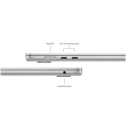 Ноутбук Apple MacBook Air 15 (M3, 8C CPU/10C GPU, 2024), 8 ГБ, 512 ГБ SSD, Silver, (серебристый)