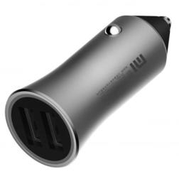 Автомобильное зарядное устройство Xiaomi Car Fast Charger Version Dual USB Port Output 18W (CC05ZM)