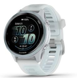 Смарт-часы Garmin Forerunner 570 42mm, Steinweiss/Cloud Blue Aluminium (010-02970-01)
